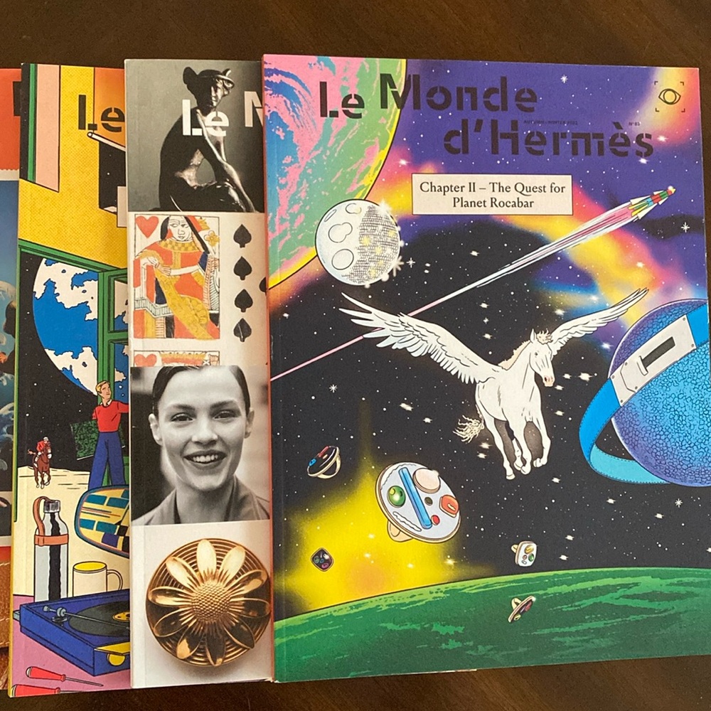 Le Monde d’Hermes - 7 total - #77, 78, 80, 81, 82, 83, and 84. Pristine.